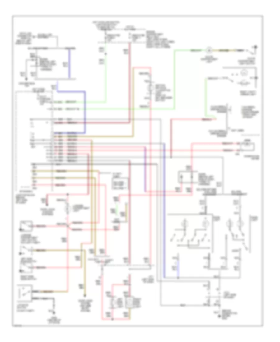Courtesy Lamps Wiring Diagram for Mitsubishi Eclipse GS 1999
