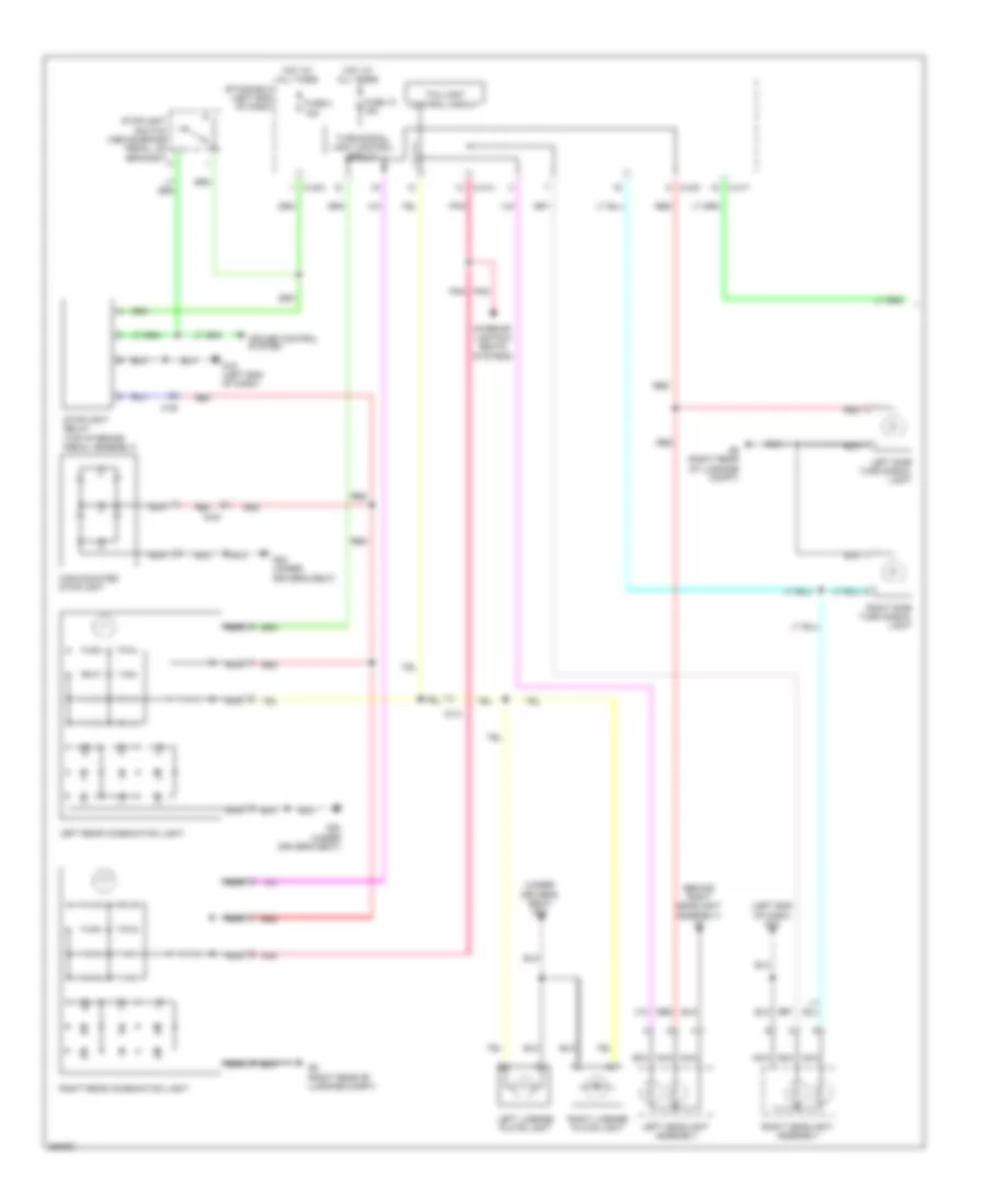 Exterior Lamps Wiring Diagram 1 of 2 for Mitsubishi Outlander Sport SE 2011