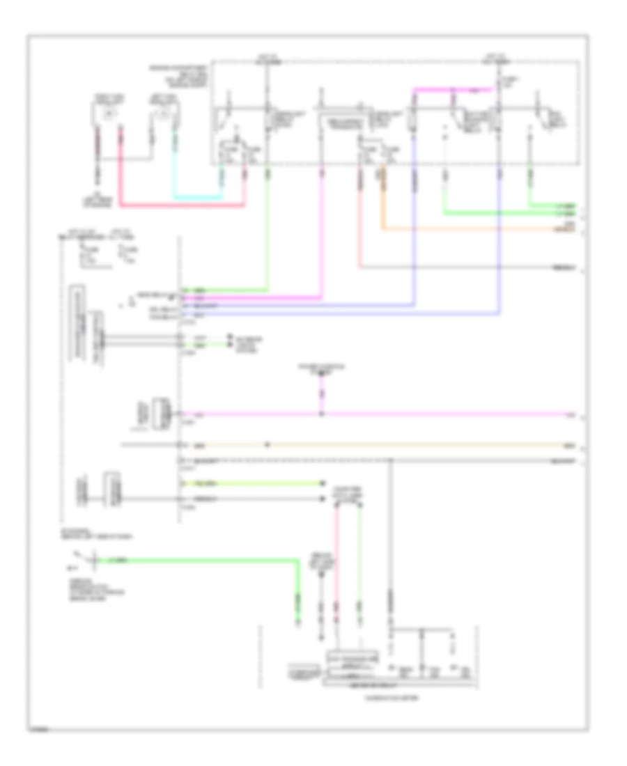 Headlamps Wiring Diagram with DRL 1 of 2 for Mitsubishi Outlander ES 2007
