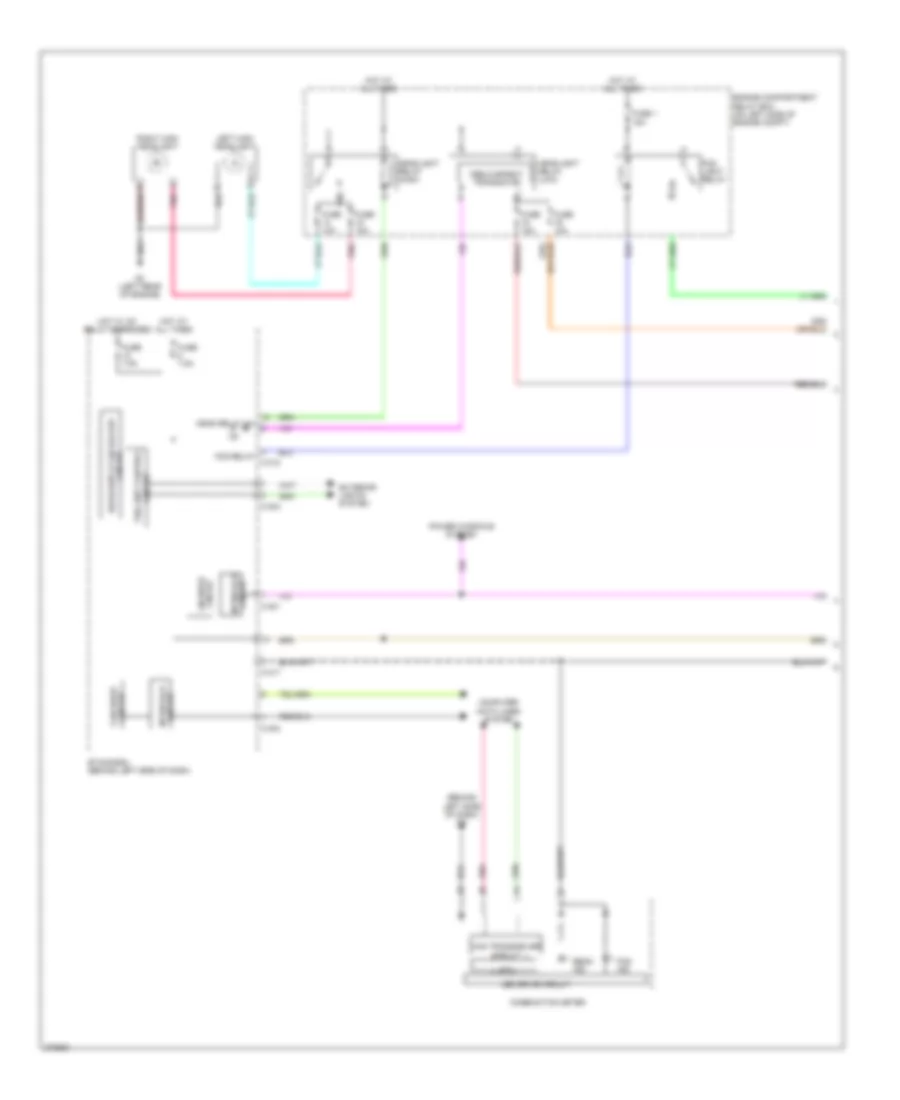 Headlamps Wiring Diagram, without DRL (1 of 2) for Mitsubishi Outlander ES 2007