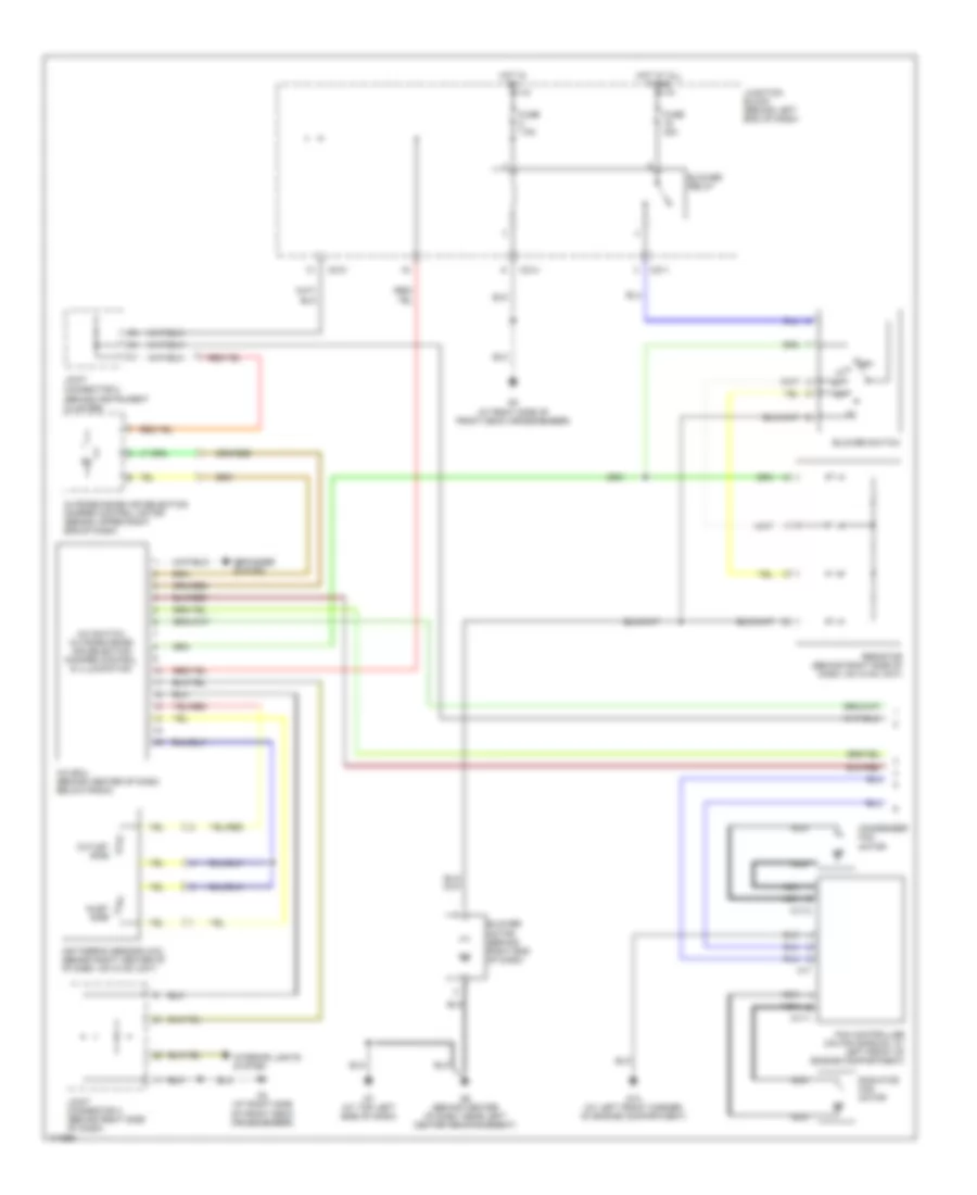 Manual A C Wiring Diagram Except Evolution 1 of 2 for Mitsubishi Lancer LS 2003