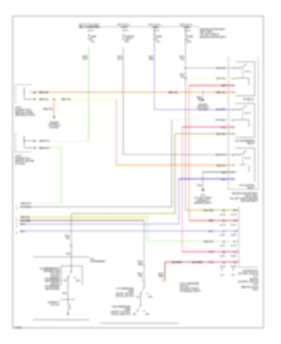 Manual A C Wiring Diagram Except Evolution 2 of 2 for Mitsubishi Lancer LS 2003