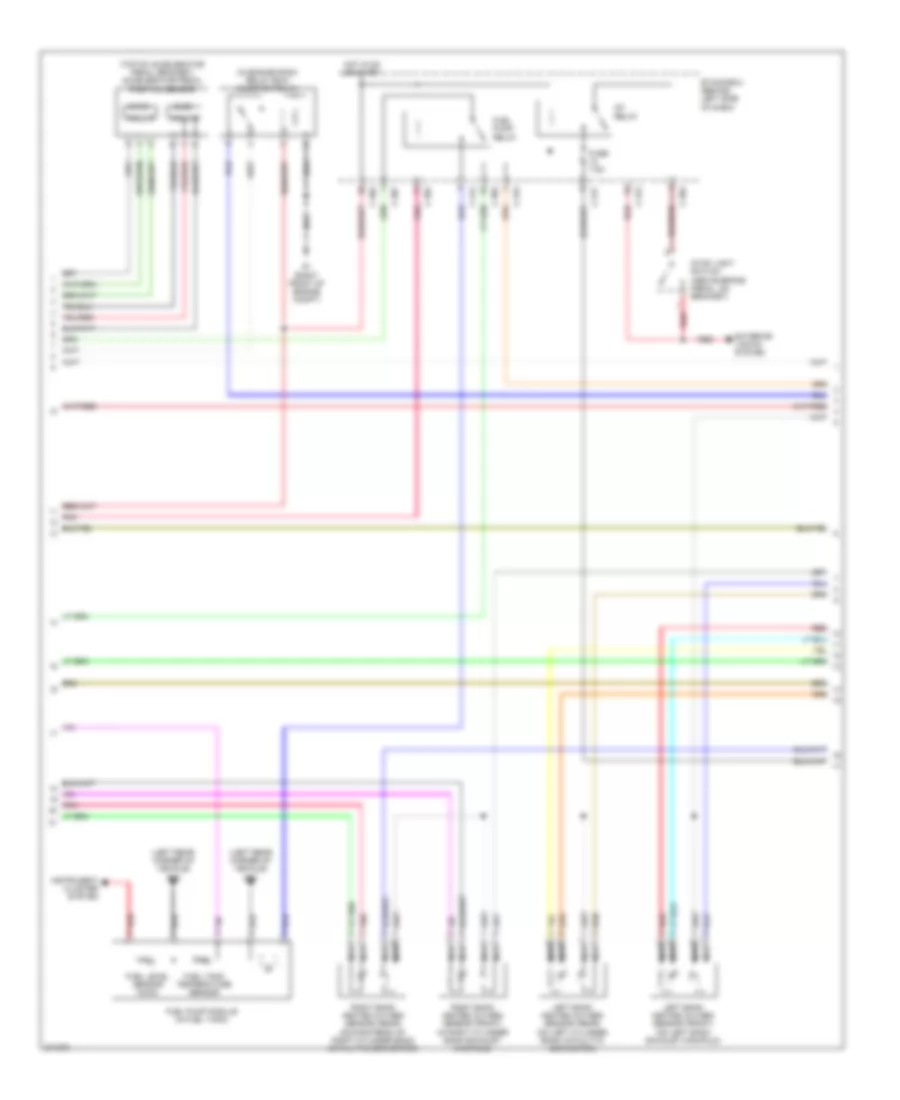 3.0L, Engine Performance Wiring Diagram (2 of 4) for Mitsubishi Outlander LS 2007