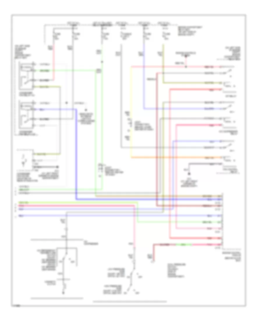 Manual A C Wiring Diagram Evolution 2 of 2 for Mitsubishi Lancer O Z Rally 2003