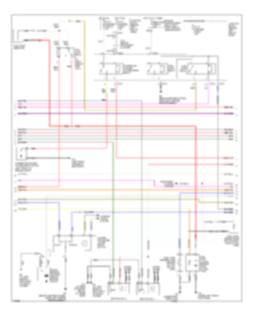 2.0L Turbo, Engine Performance Wiring Diagram (2 of 3) for Mitsubishi Lancer O-Z Rally 2003