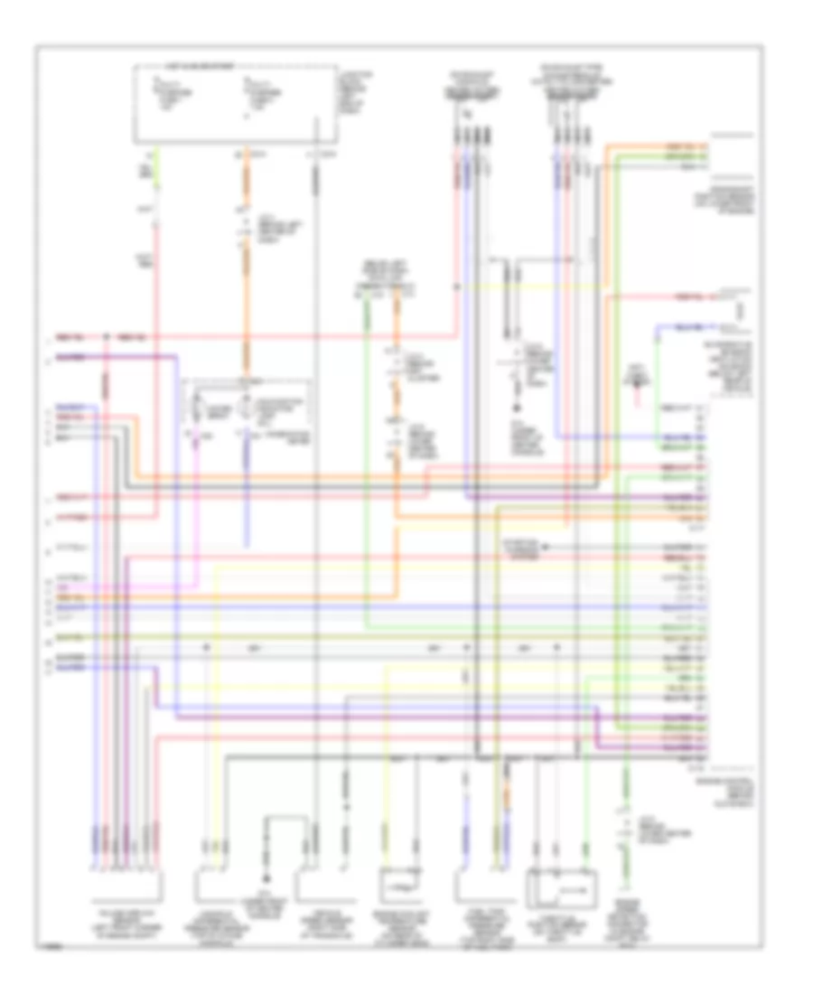2.0L Turbo, Engine Performance Wiring Diagram (3 of 3) for Mitsubishi Lancer O-Z Rally 2003