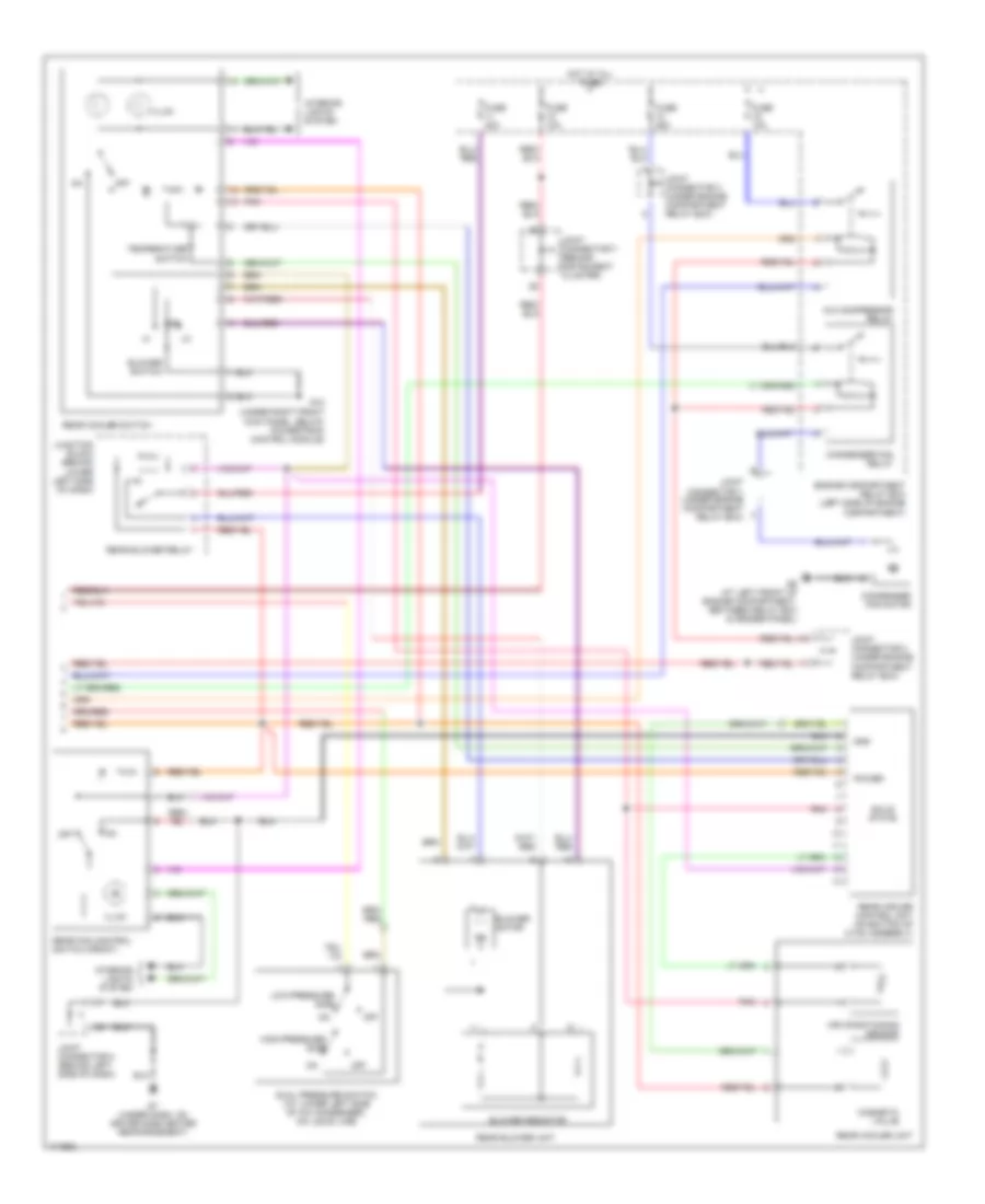 Automatic A C Wiring Diagram with Rear Cooler 2 of 2 for Mitsubishi Montero Limited 2003