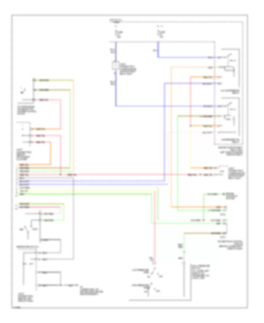 Manual A C Wiring Diagram Single A C Wiring Diagram 2 of 2 for Mitsubishi Montero Limited 2003
