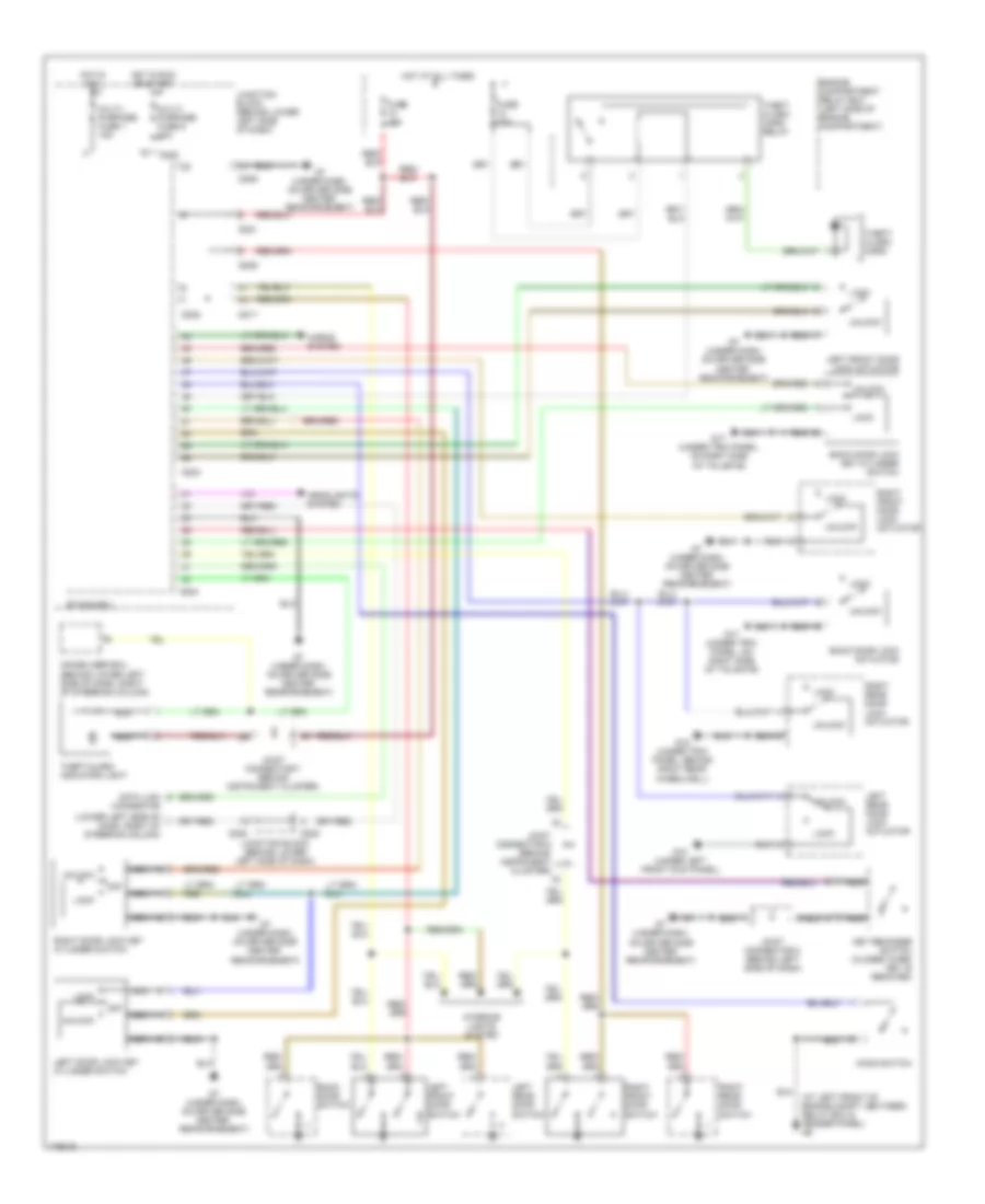 Forced Entry Wiring Diagram for Mitsubishi Montero Limited 2003