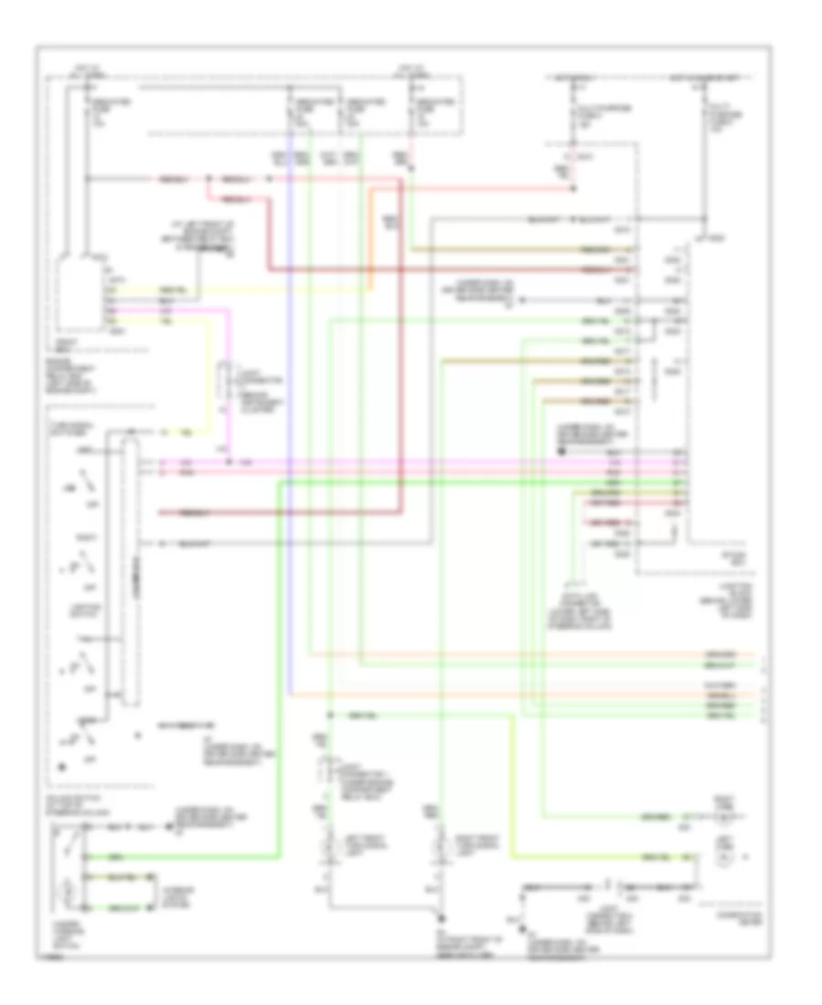 Exterior Lamps Wiring Diagram (1 of 2) for Mitsubishi Montero Limited 2003