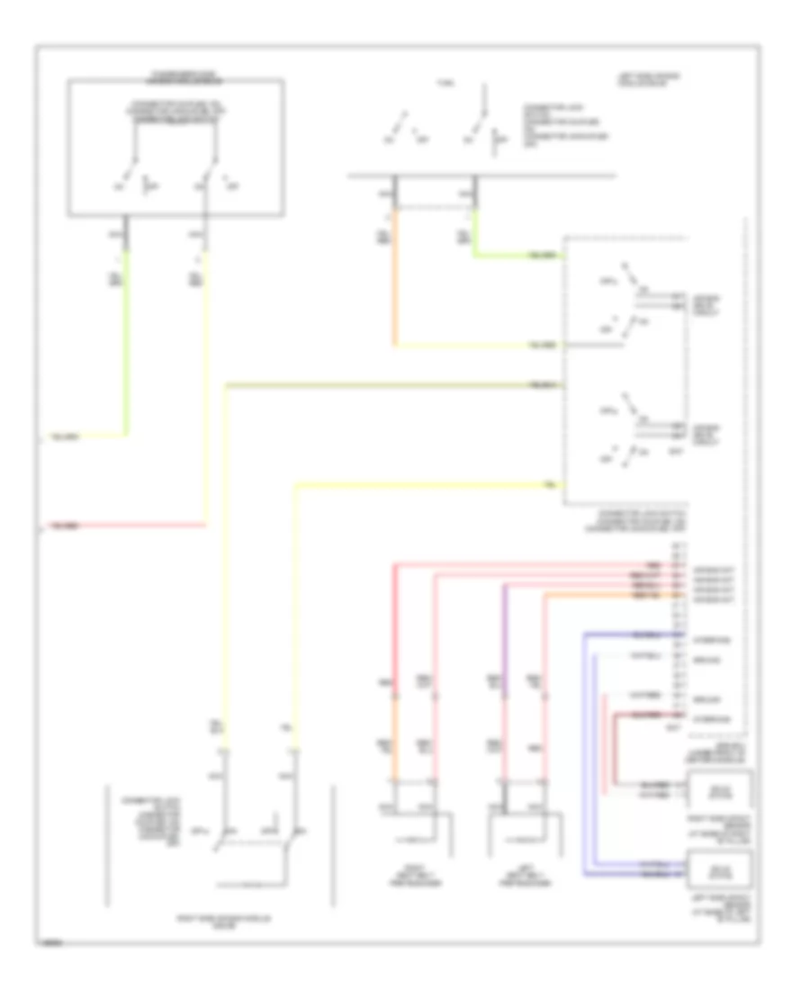 Supplemental Restraints Wiring Diagram (2 of 2) for Mitsubishi Montero Limited 2003