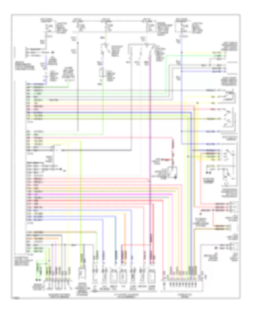 A T Wiring Diagram for Mitsubishi Montero Limited 2003