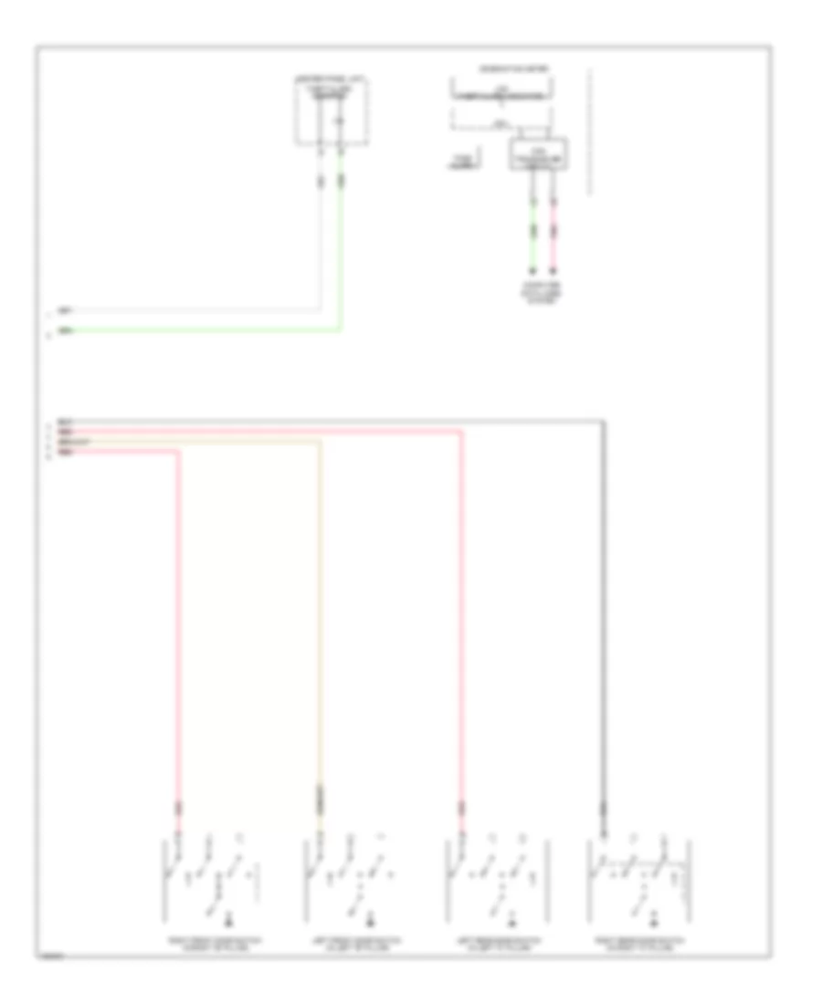 Forced Entry Wiring Diagram, Except Evolution (2 of 2) for Mitsubishi Lancer Evolution GSR 2014