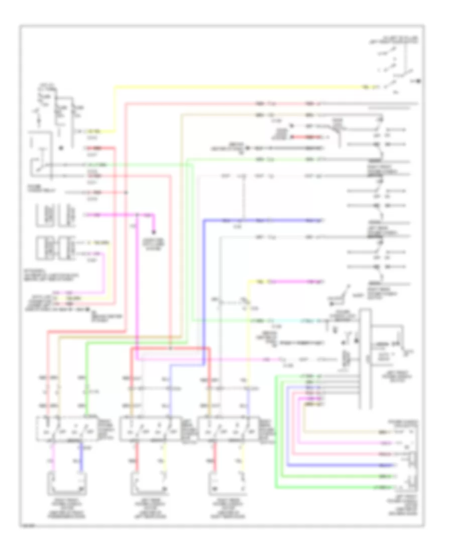 Power Windows Wiring Diagram Evolution for Mitsubishi Lancer Evolution GSR 2014