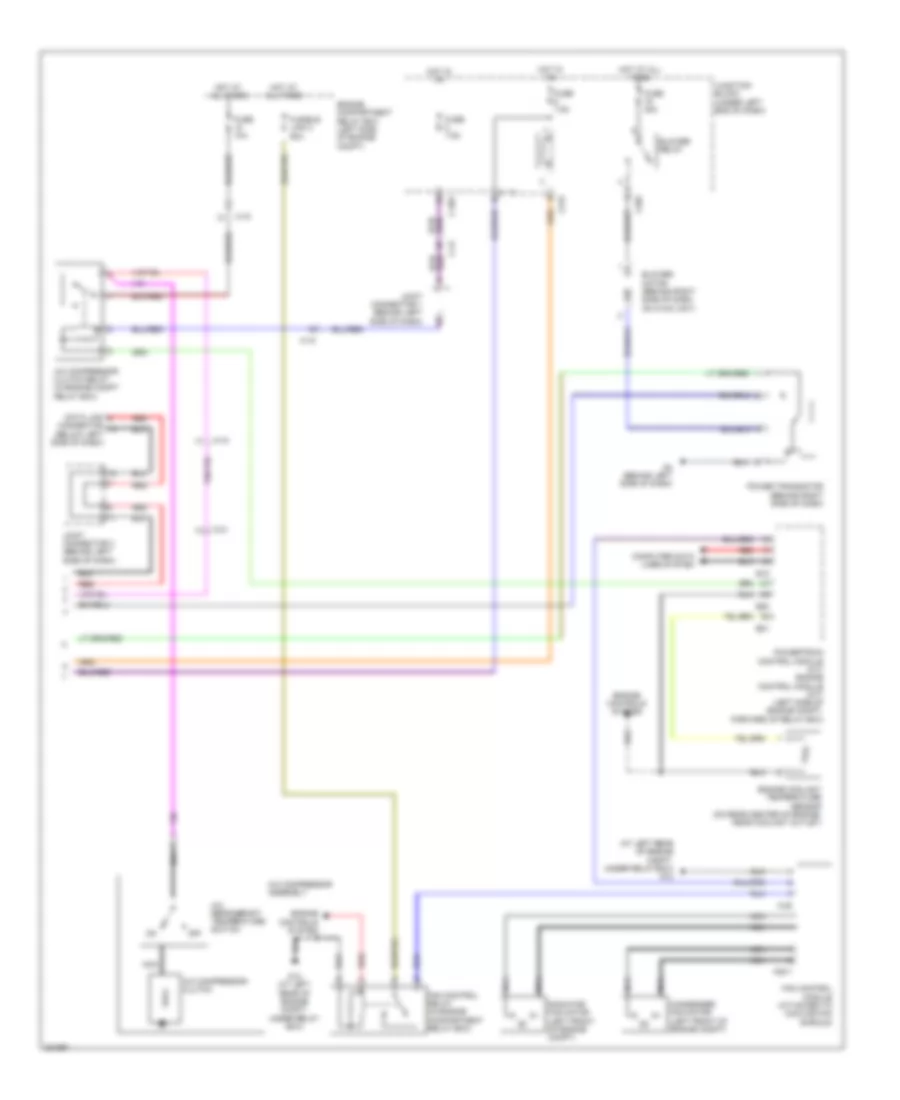 Automatic AC Wiring Diagram (2 of 2) for Mitsubishi Eclipse GS 2012
