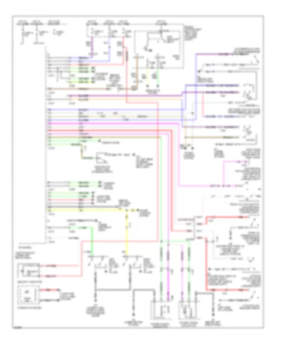 Forced Entry Wiring Diagram for Mitsubishi Eclipse GS 2012
