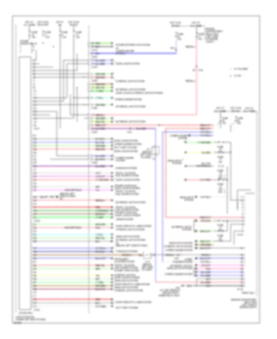 Body Control Modules Wiring Diagram for Mitsubishi Eclipse GS 2012