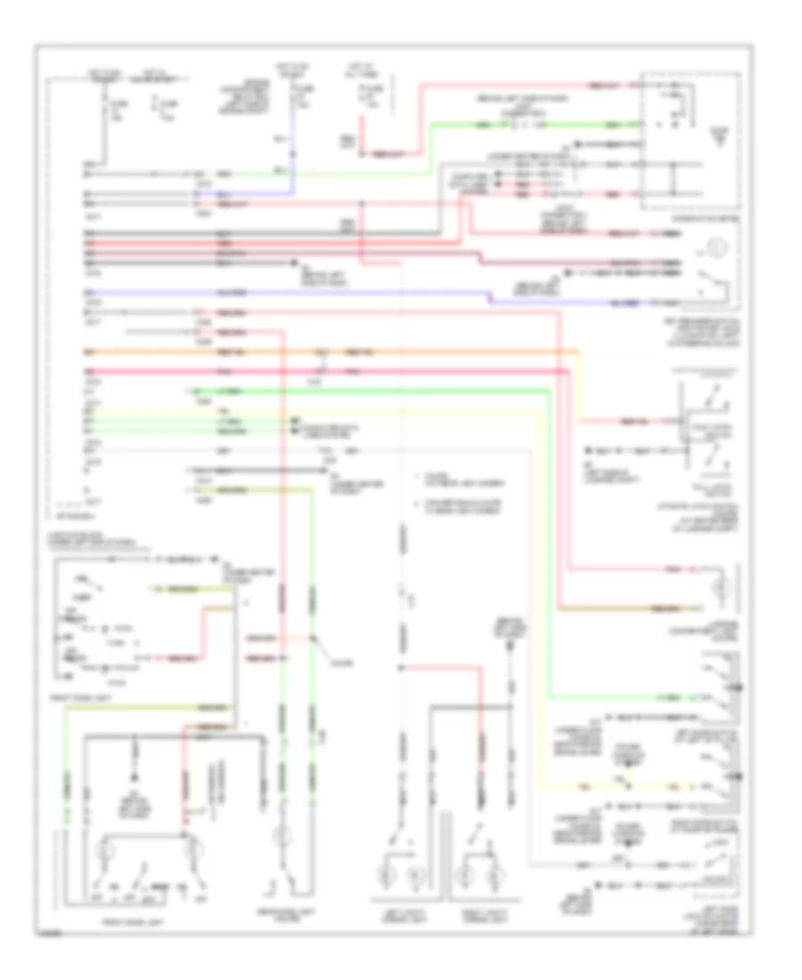 Courtesy Lamps Wiring Diagram for Mitsubishi Eclipse GS 2012