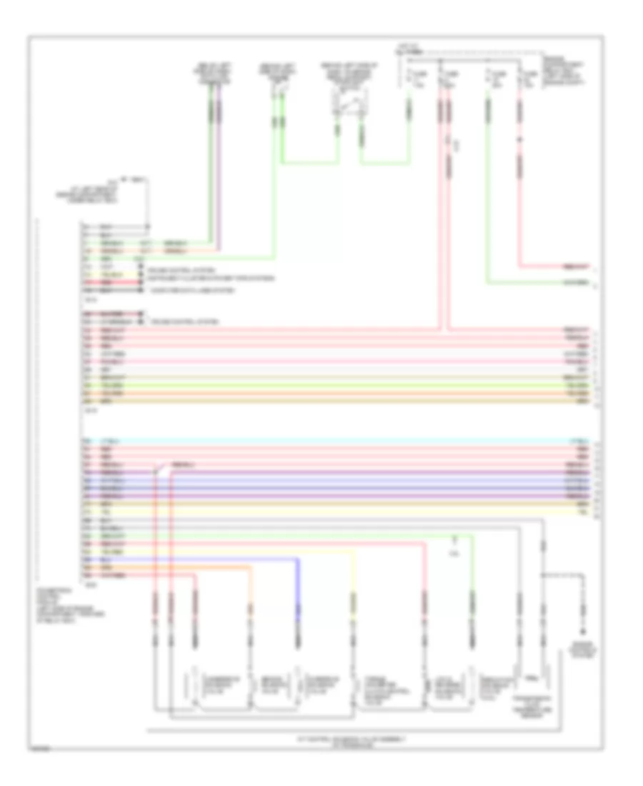 Transmission Wiring Diagram 1 of 3 for Mitsubishi Eclipse GS 2012