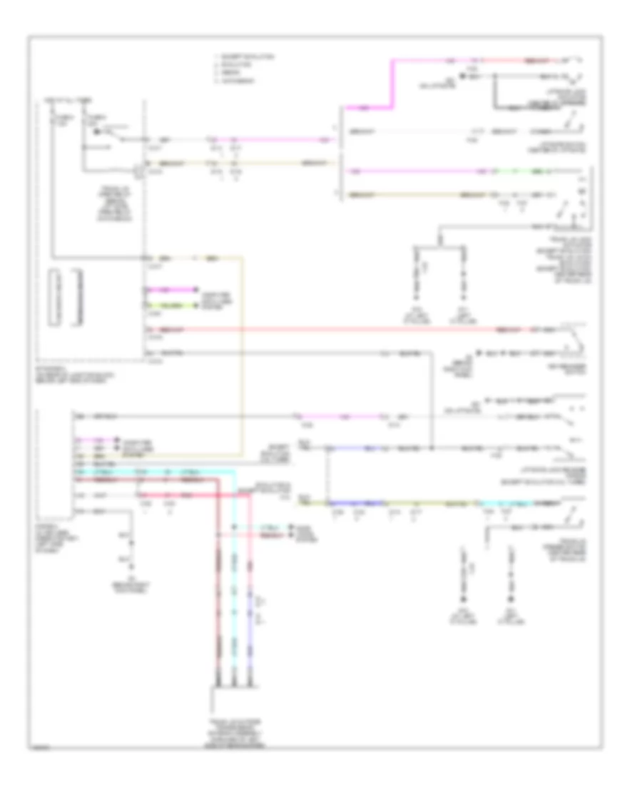 Trunk Release Wiring Diagram for Mitsubishi Lancer Evolution MR 2014