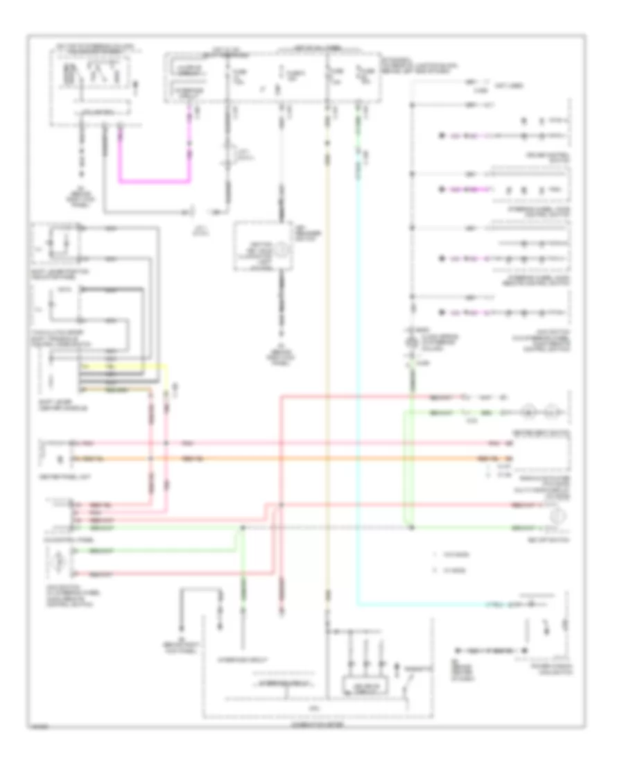 Instrument Illumination Wiring Diagram, Evolution for Mitsubishi Lancer Evolution MR 2014