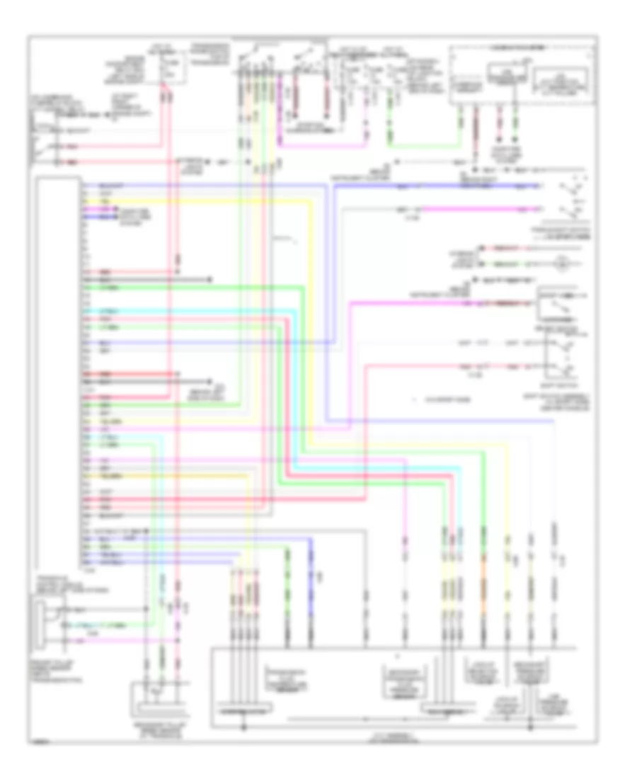 A T Wiring Diagram Except Evolution CVT for Mitsubishi Lancer GT 2014