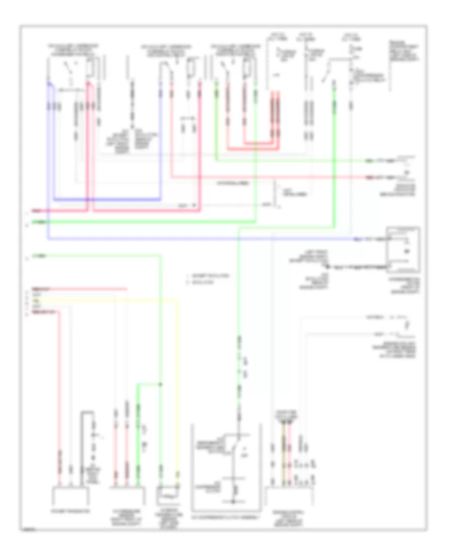 2.0L Turbo, Automatic AC Wiring Diagram (2 of 2) for Mitsubishi Lancer GT 2014