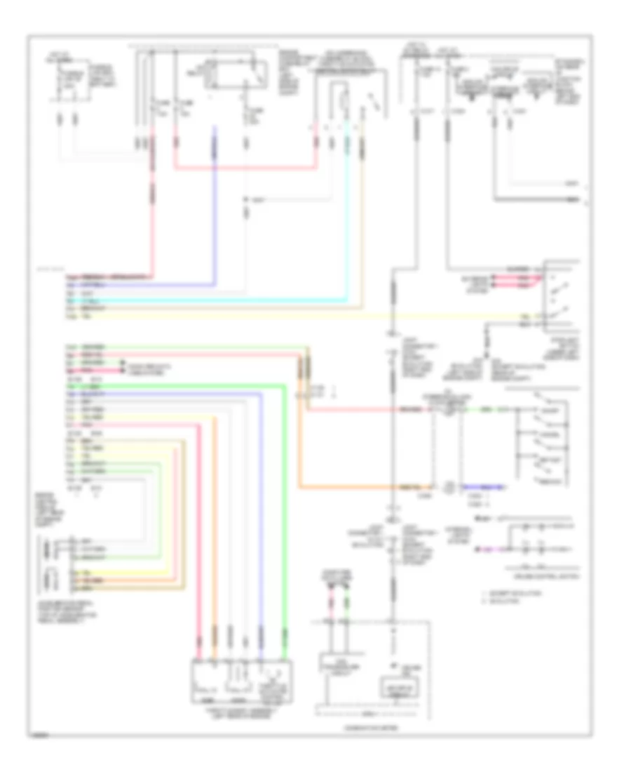 2.0L Turbo, Cruise Control Wiring Diagram (1 of 2) for Mitsubishi Lancer GT 2014
