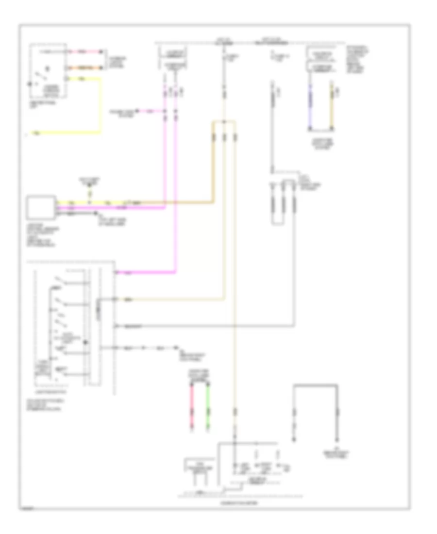 Exterior Lamps Wiring Diagram, Except Evolution (2 of 2) for Mitsubishi Lancer GT 2014