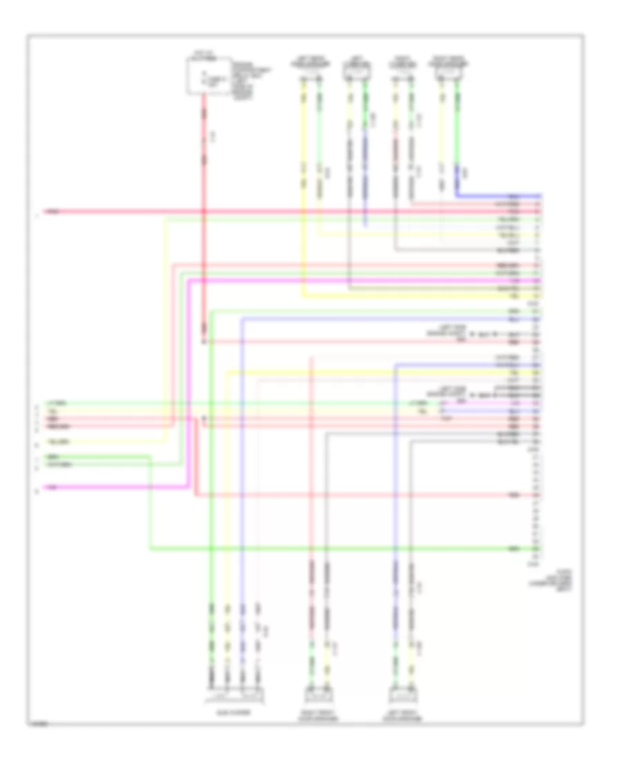 Navigation Wiring Diagram, Evolution (3 of 3) for Mitsubishi Lancer GT 2014
