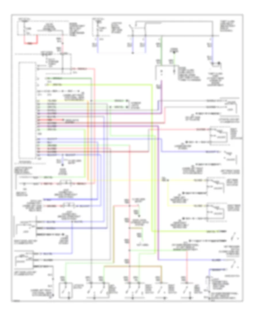 Forced Entry Wiring Diagram for Mitsubishi Montero Sport Limited 2003