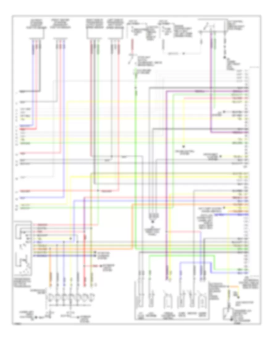 3.0L, Engine Performance Wiring Diagram (4 of 4) for Mitsubishi Montero Sport Limited 2003
