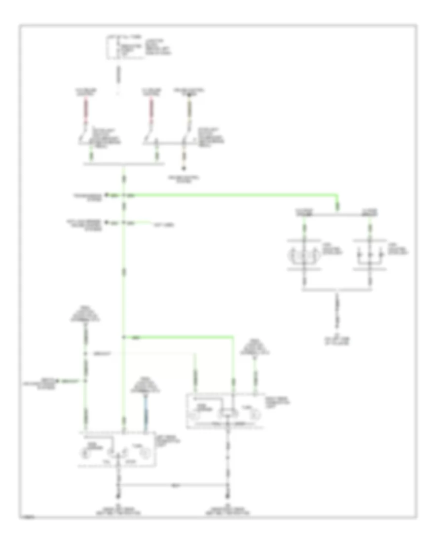 Exterior Lamps Wiring Diagram 2 of 2 for Mitsubishi Montero Sport Limited 2003