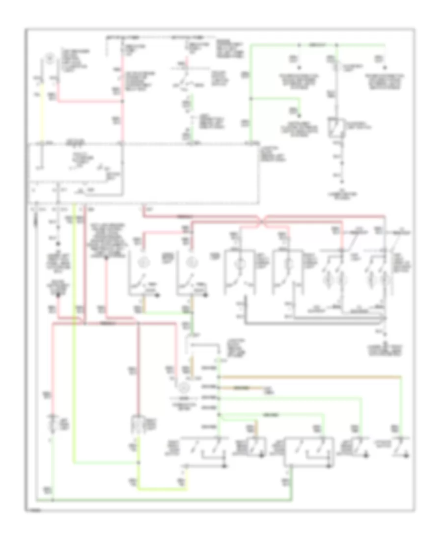 Courtesy Lamps Wiring Diagram without Keyless Entry for Mitsubishi Montero Sport Limited 2003