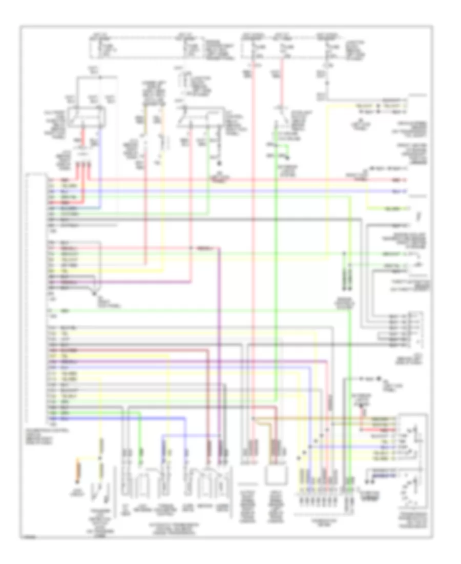A T Wiring Diagram for Mitsubishi Montero Sport Limited 2003