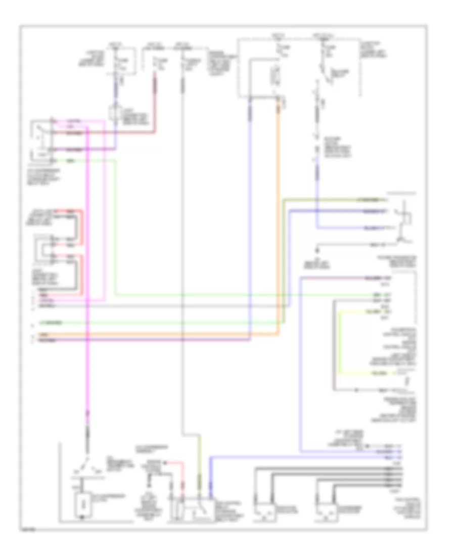 Automatic AC Wiring Diagram (2 of 2) for Mitsubishi Eclipse GS 2008