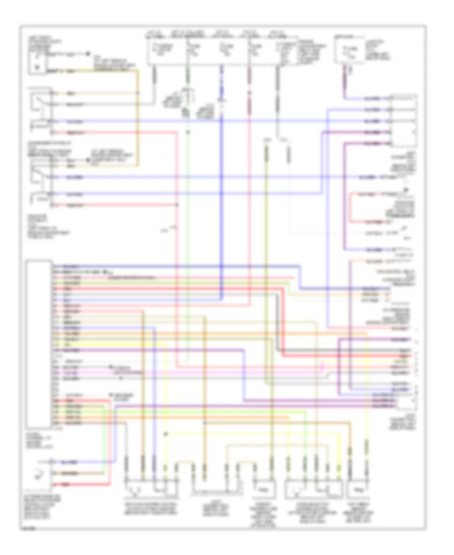 Manual A C Wiring Diagram 1 of 2 for Mitsubishi Eclipse GS 2008