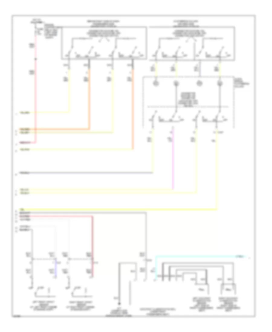 Supplemental Restraints Wiring Diagram (2 of 3) for Mitsubishi Eclipse SE 2012