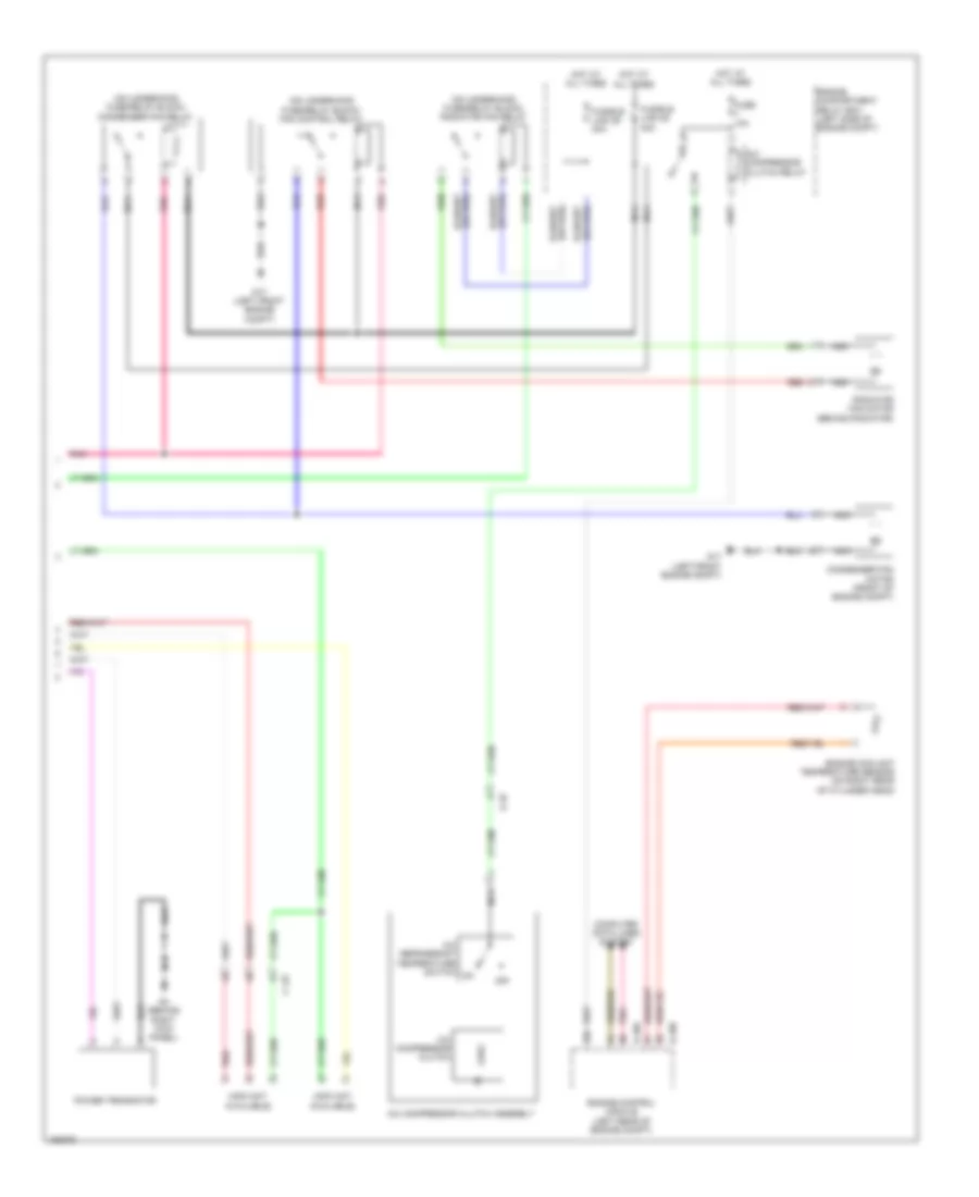 2.0L, Manual AC Wiring Diagram (2 of 2) for Mitsubishi Lancer Ralliart 2014