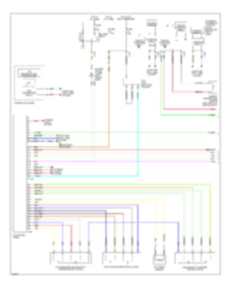 2.4L, Automatic AC Wiring Diagram (1 of 2) for Mitsubishi Lancer Ralliart 2014