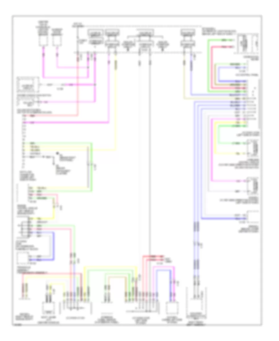 2.0L Turbo, Computer Data Lines Wiring Diagram, Except Evolution for Mitsubishi Lancer Ralliart 2014