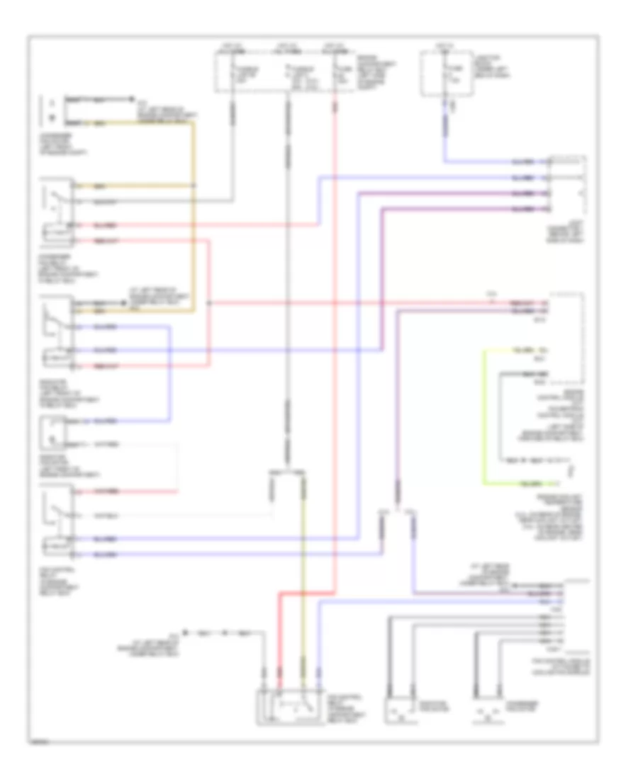 Cooling Fan Wiring Diagram for Mitsubishi Eclipse SE 2008