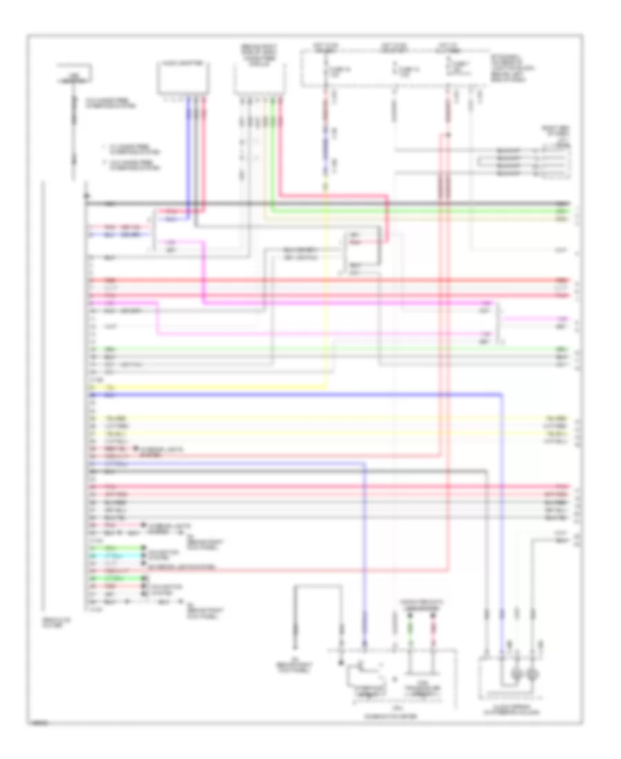 Radio Wiring Diagram Except Evolution without Multi Communication System without Amplifier 1 of 3 for Mitsubishi Lancer SE 2014