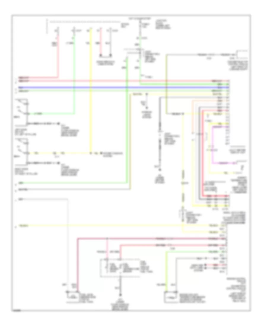 Instrument Cluster Wiring Diagram 2 of 2 for Mitsubishi Eclipse Spyder GT 2012