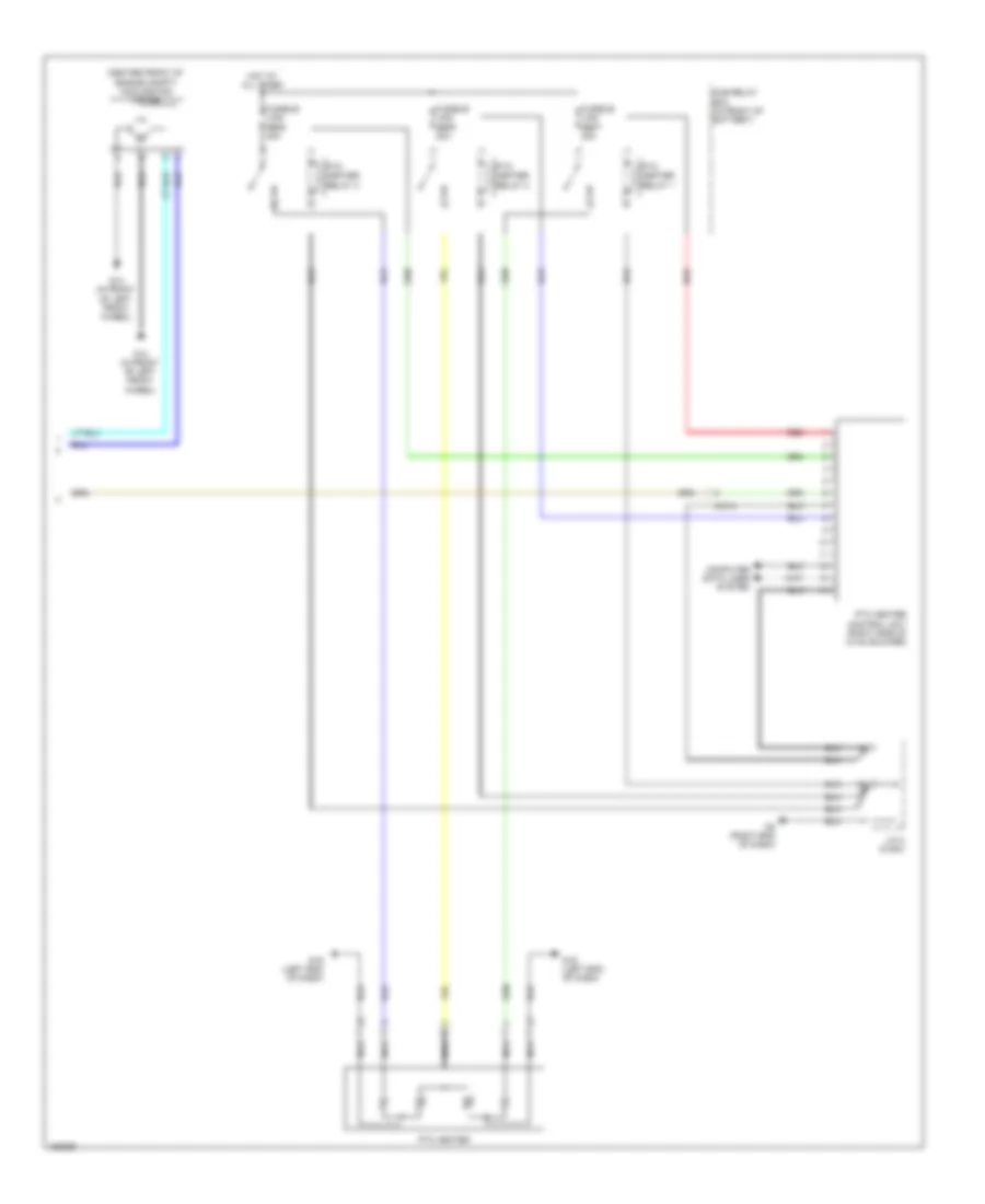 Automatic AC Wiring Diagram (3 of 3) for Mitsubishi Mirage DE 2014