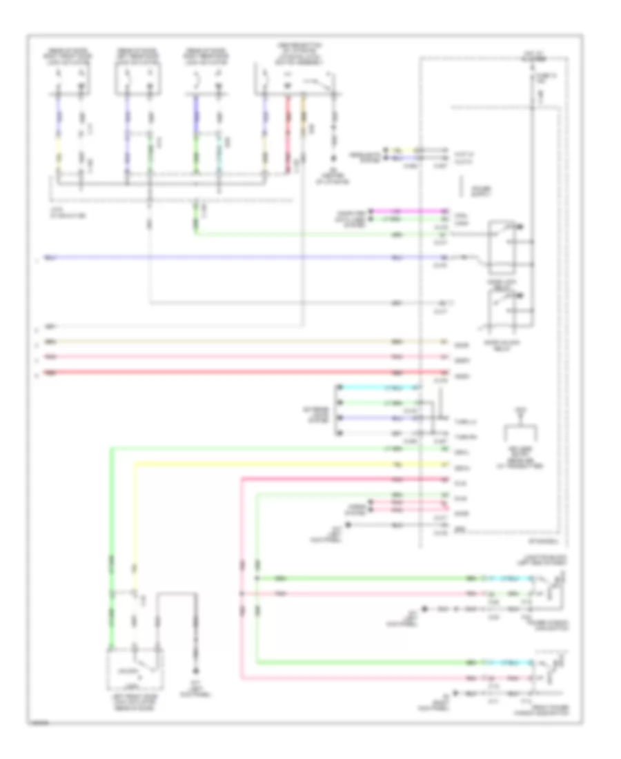 Forced Entry Wiring Diagram with Keyless Entry 4 of 4 for Mitsubishi Mirage DE 2014