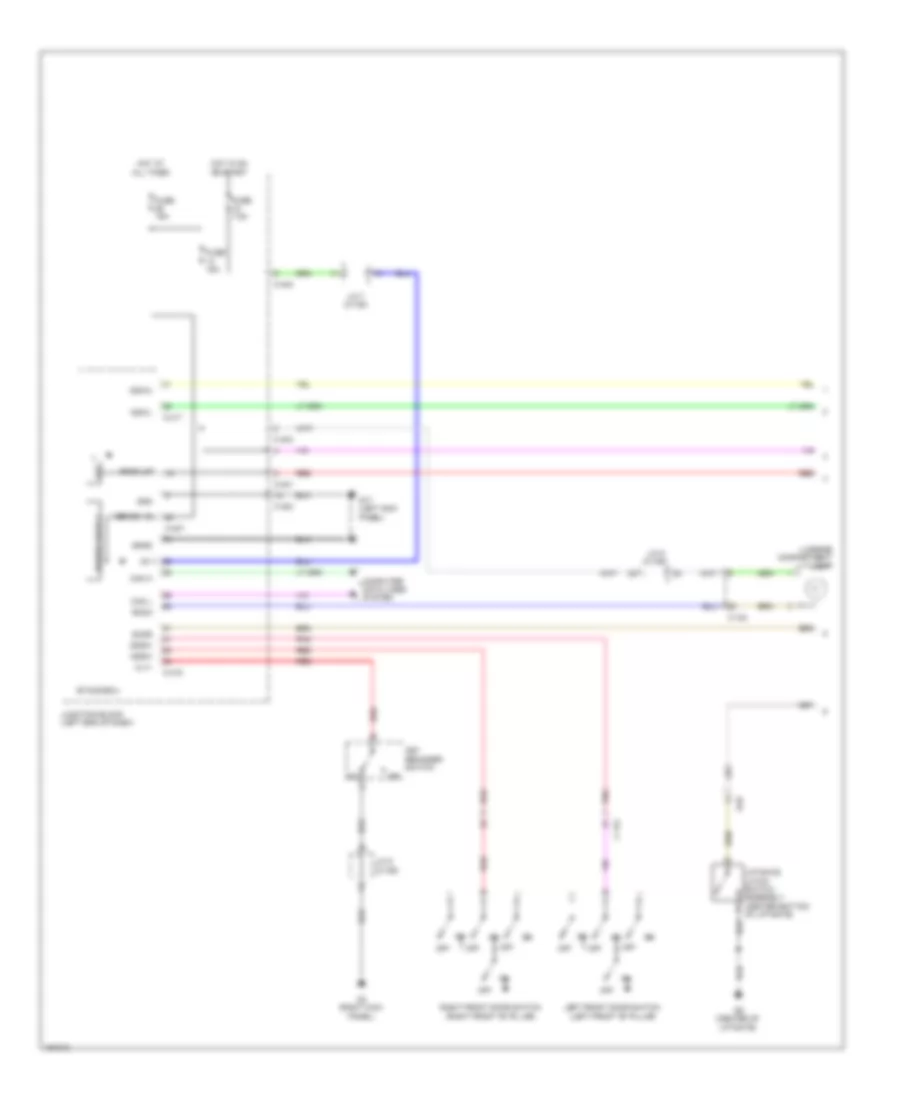 Courtesy Lamps Wiring Diagram 1 of 2 for Mitsubishi Mirage DE 2014