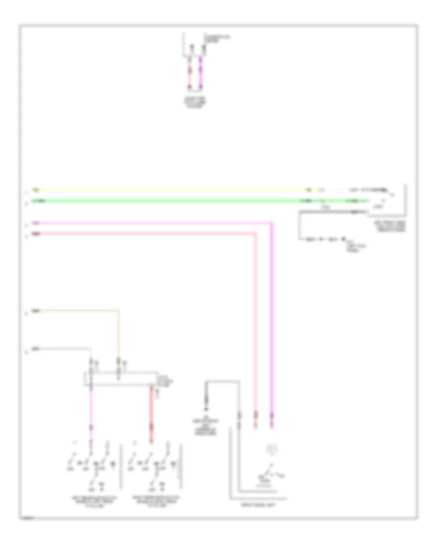 Courtesy Lamps Wiring Diagram 2 of 2 for Mitsubishi Mirage DE 2014