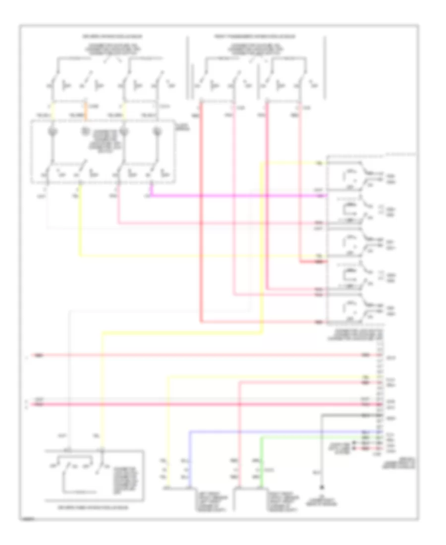 Supplemental Restraints Wiring Diagram 4 of 4 for Mitsubishi Mirage DE 2014