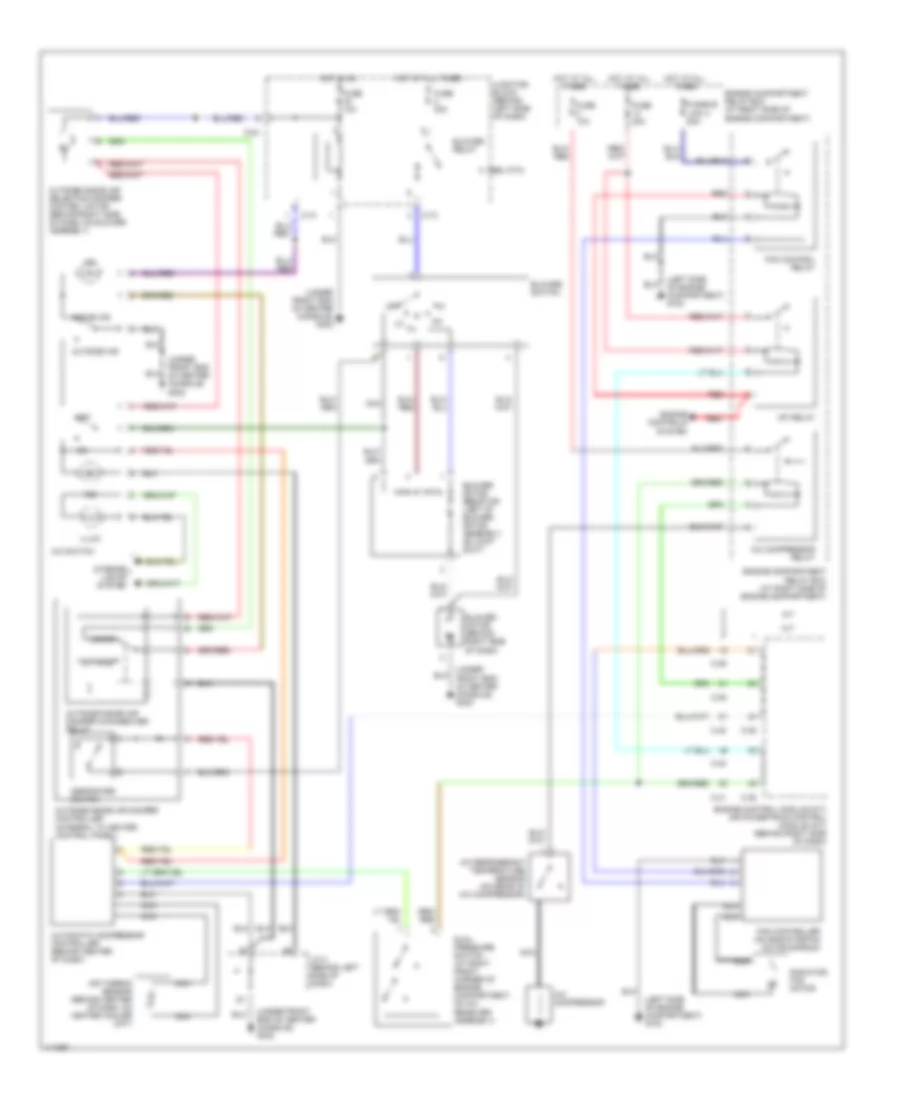 2 4L Manual A C Wiring Diagram for Mitsubishi Galant LS 1999